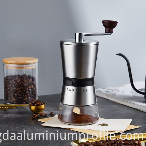 Household Aluminum Kitchen Accessory Aluminium Coffee Grinder